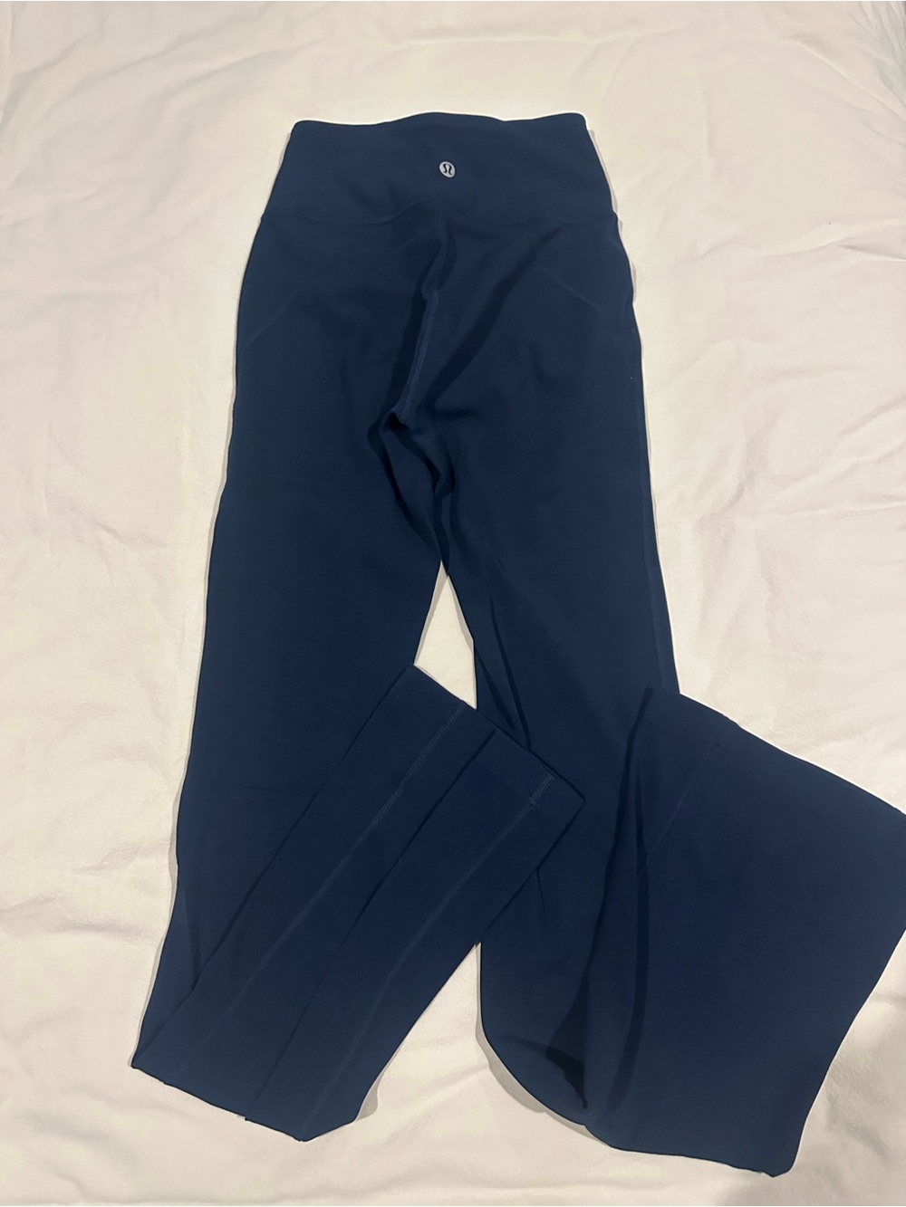 lululemon athletica Navy Flared Leggings with High Waist